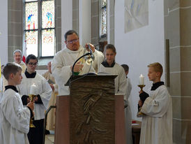 Feierlicher Gründungsgottesdienst der Pfarrei St. Heimerad (Foto: Karl-Franz Thiede)